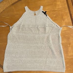 White House Black Market shimmer top NWT size 16